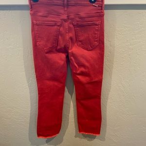 MOTHER Jeans Insider Crop Step Fray